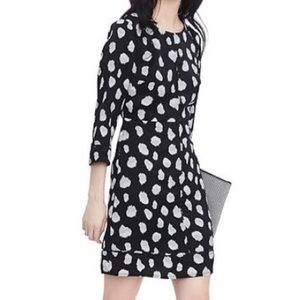 Banana Republic Black Polka Dot A Line Dress 12